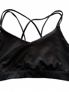 Sports Bras Source Unknown Black Strappy Sports Bralette